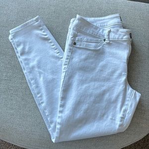 1822 white denim skinny jeans